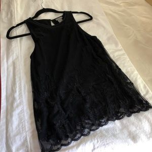 Ann Taylor Black Blouse